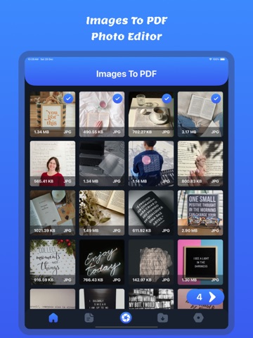 Images To PDF : Photo Editor iPad screenshot