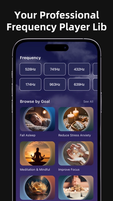Frequency Healing Sleep Sounds Screenshot