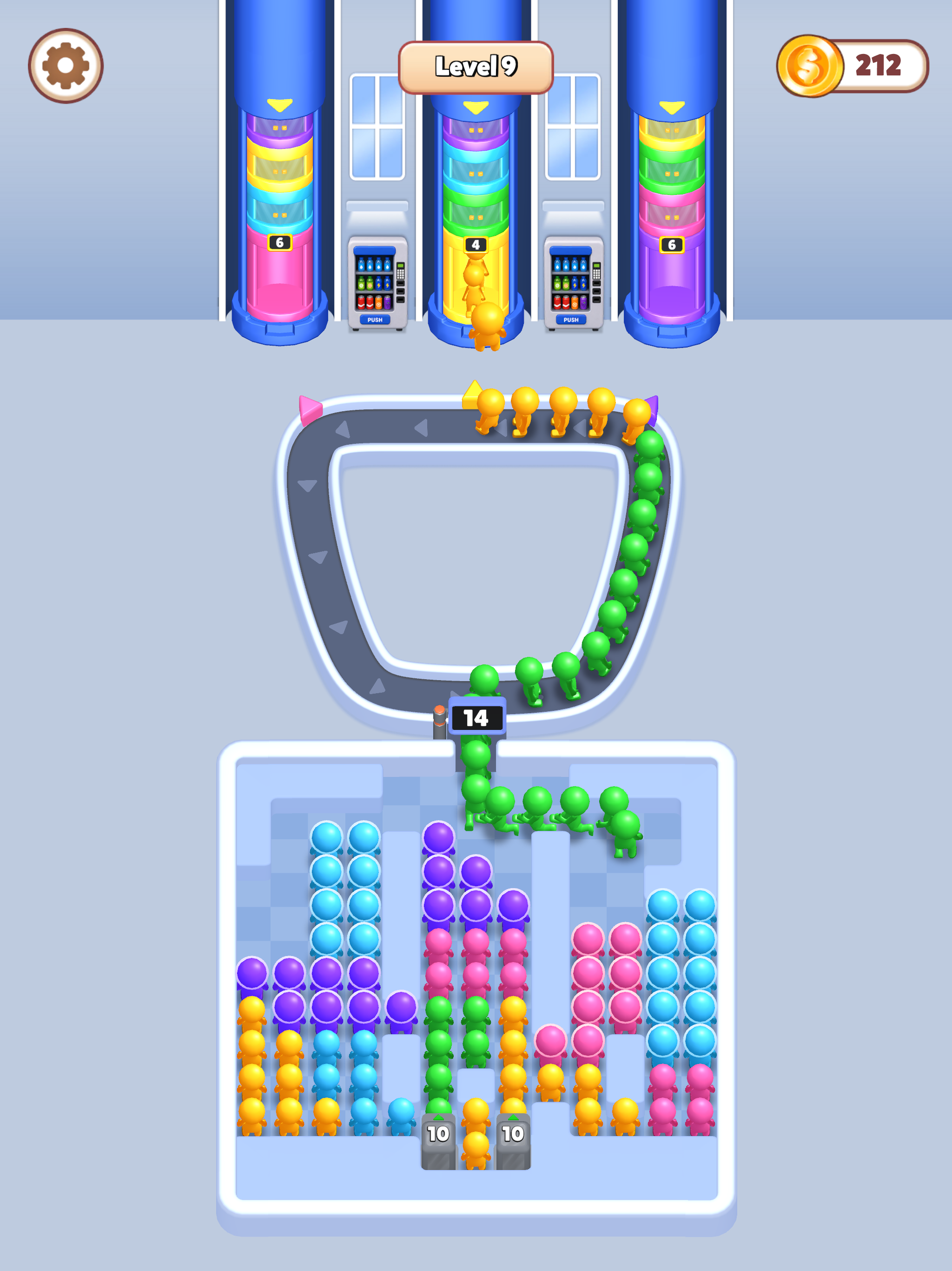 Elevator Sort Puzzle screenshot 8