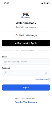 FleetKeeper App Screenshot 1 of 6
