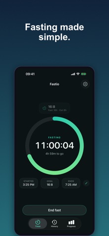 Fastio – Fasting Tracker iPhone screenshot