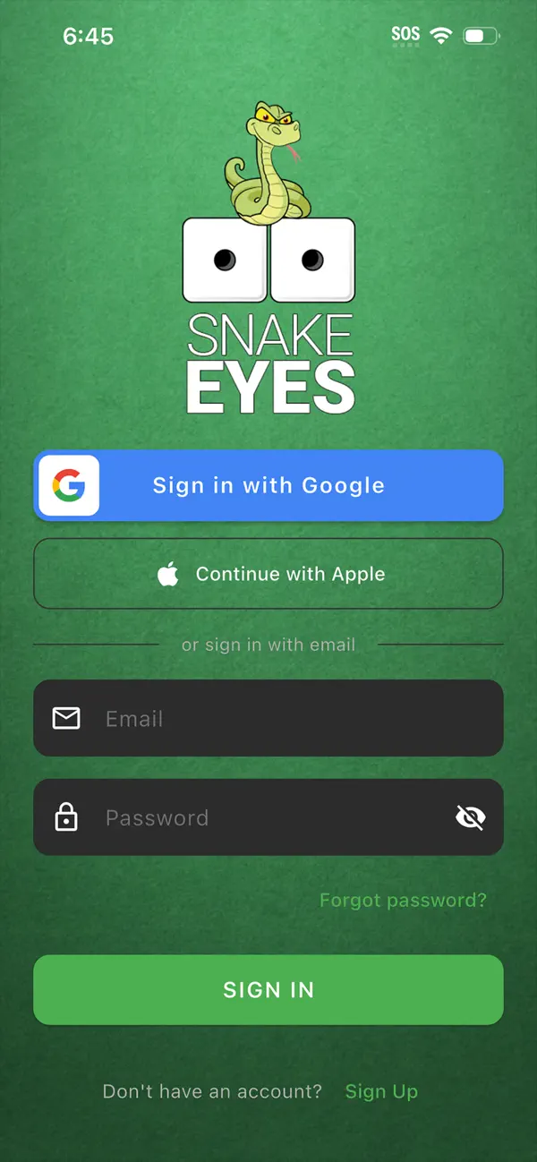 Screenshot #2 pour Snake Eyes Dice