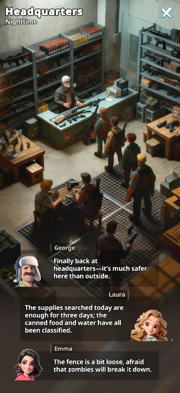 My War: Frozen Survival iOS Mod IPA screenshot 4 - iOS game interface