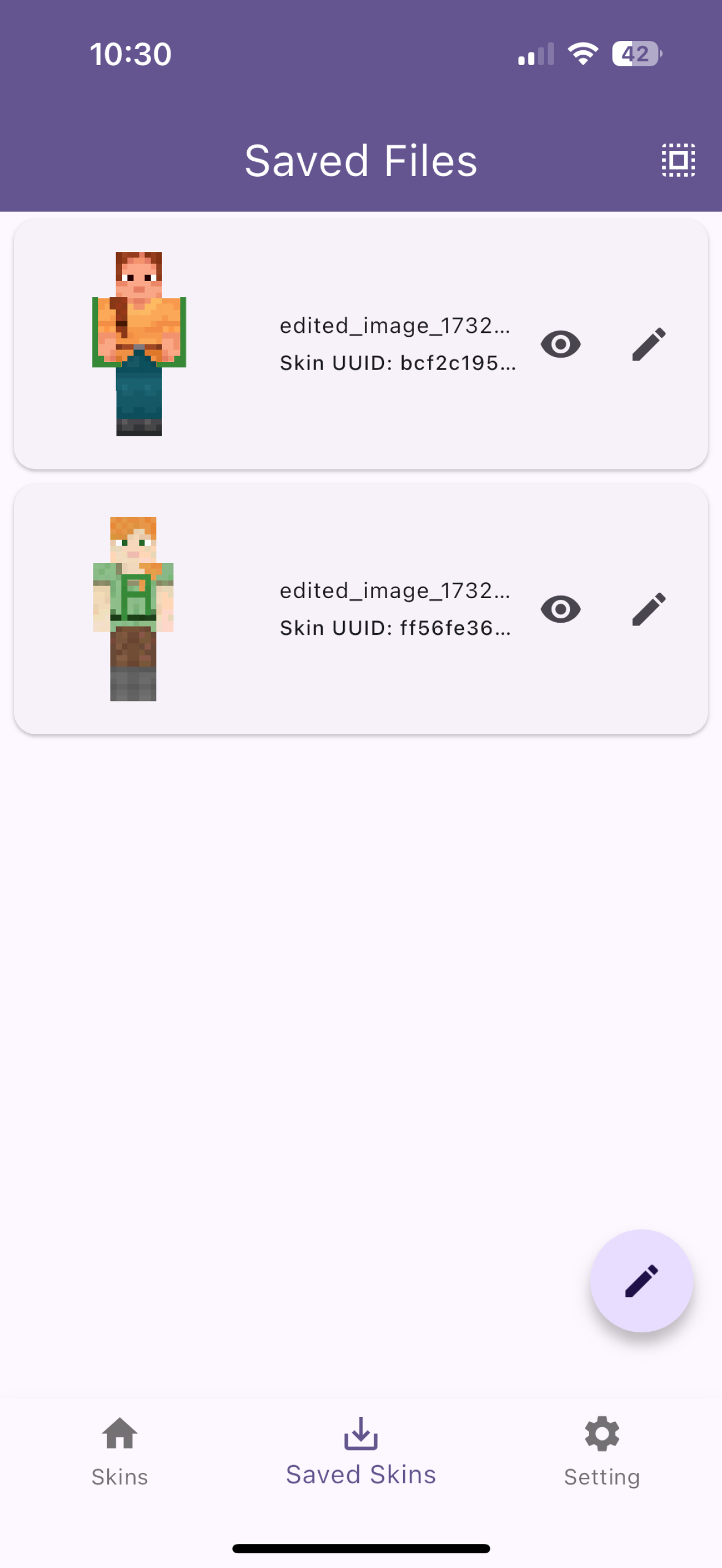 Skin Editor 3D for Minecraft