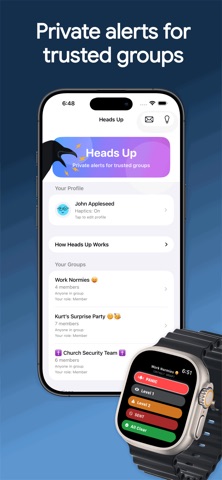 Heads Up: Private Alerts screenshot