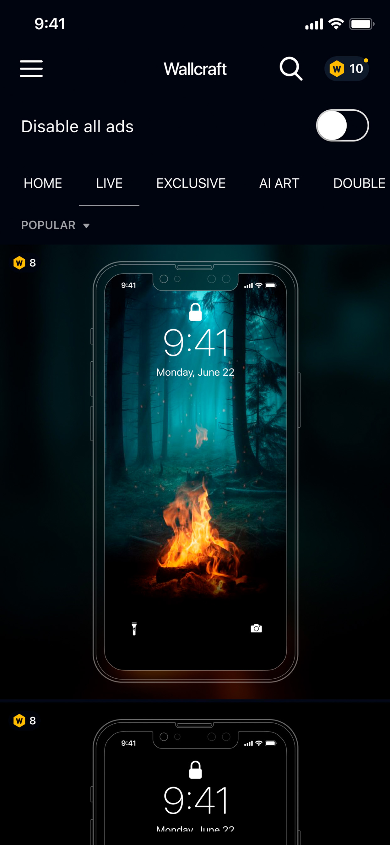 Wallcraft – Wallpapers live 4K