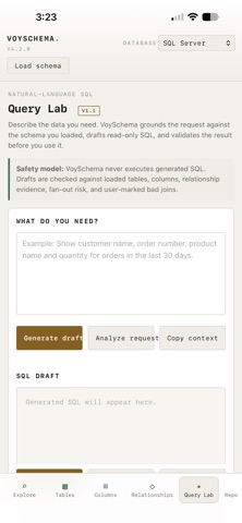 Voy Schema iPhone screenshot