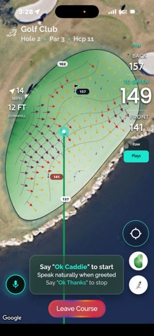 Ok Caddie iPhone screenshot