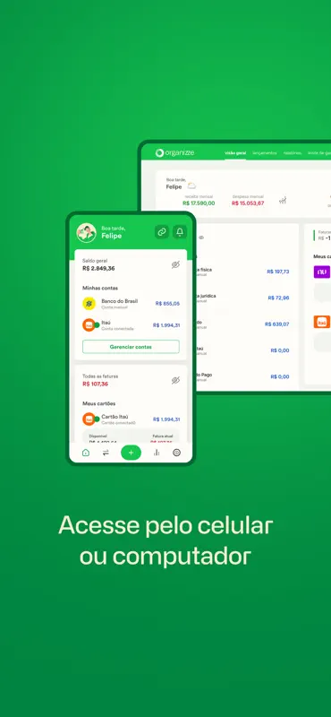 Organizze - Finanças pessoais screenshot 7 of 9