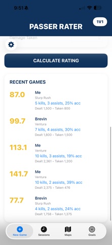 Passer Rater screenshot