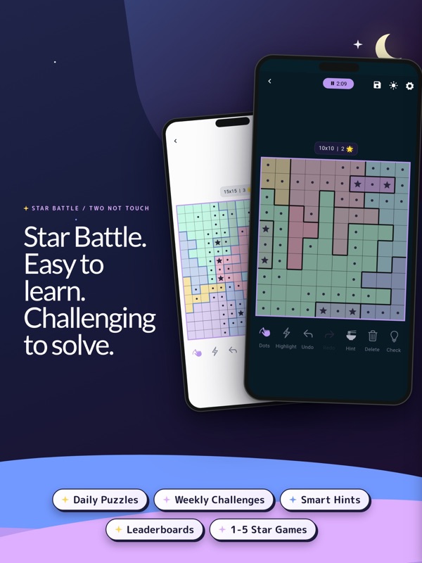 Hoshi: Star Battle Puzzles screenshot 9