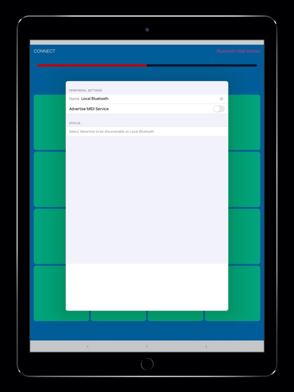 Screenshot #6 pour Bluetooth Midi Motion