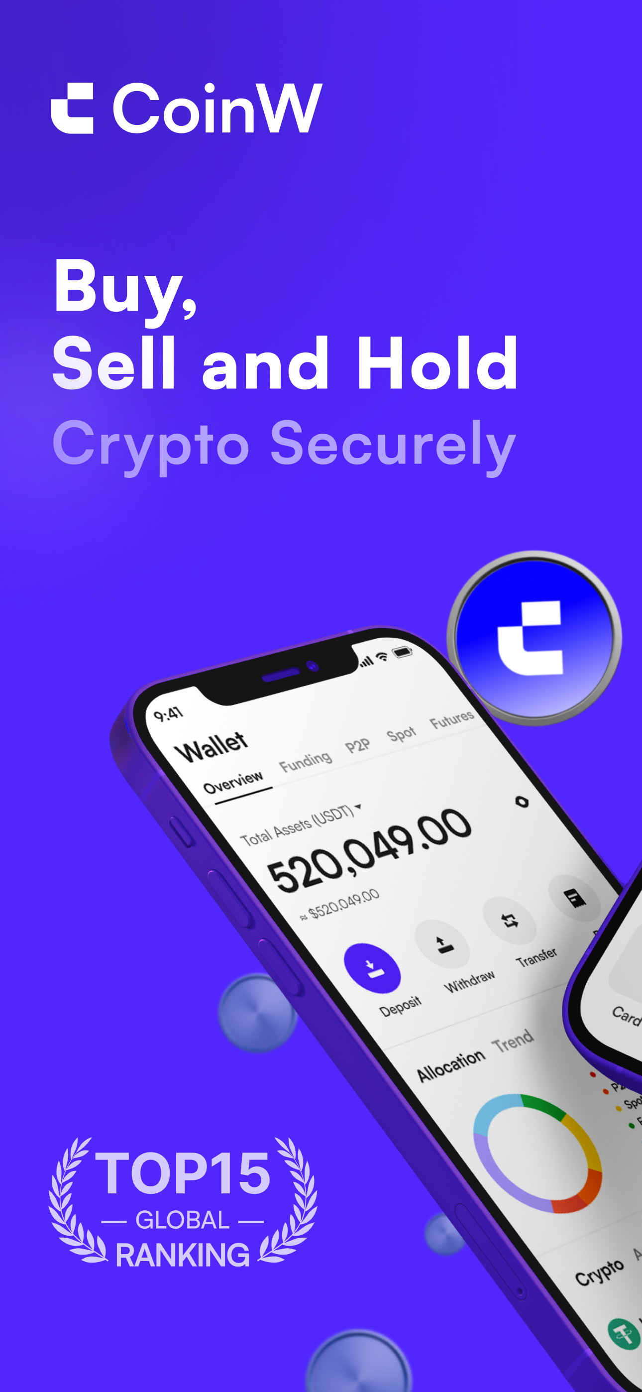 CoinW · Buy BTC, ETH & Crypto
