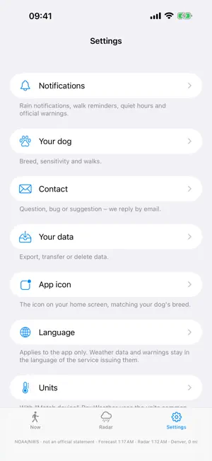 PawWeather – Rain Radar screenshot 3