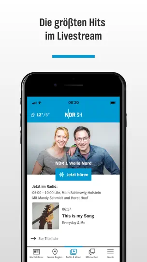 Screenshot von NDR Schleswig-Holstein auf dem iPhone 6