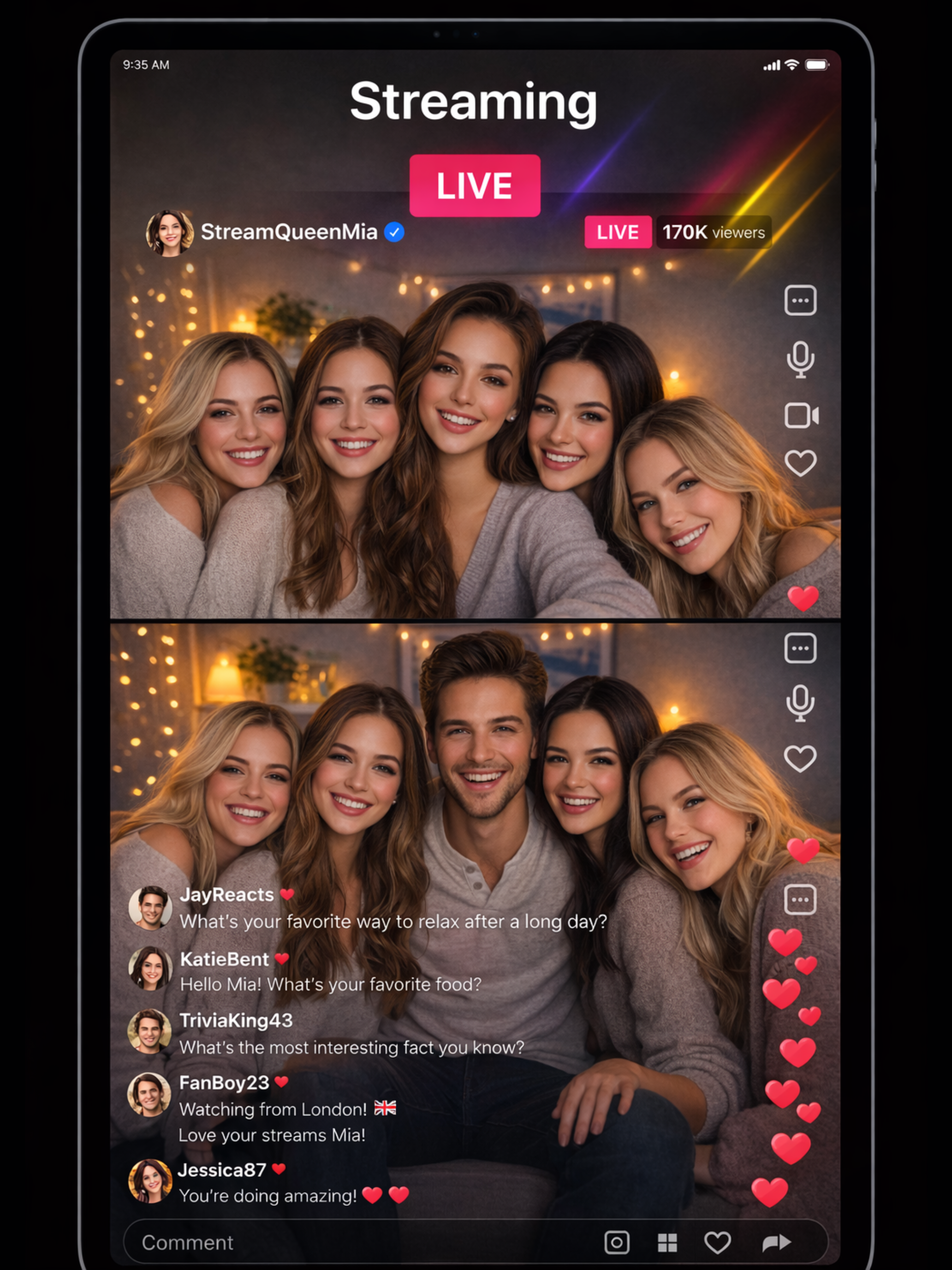 Live Simulator – Social App