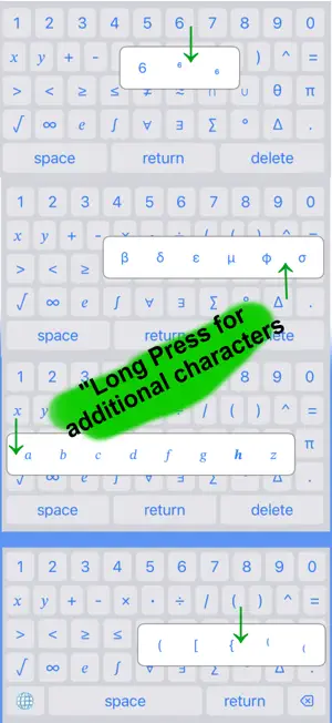 Math Keyboard For Equations screenshot 2