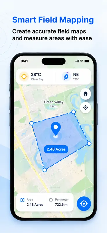 Map Measure : Field Area Calc screenshot 4 of 5