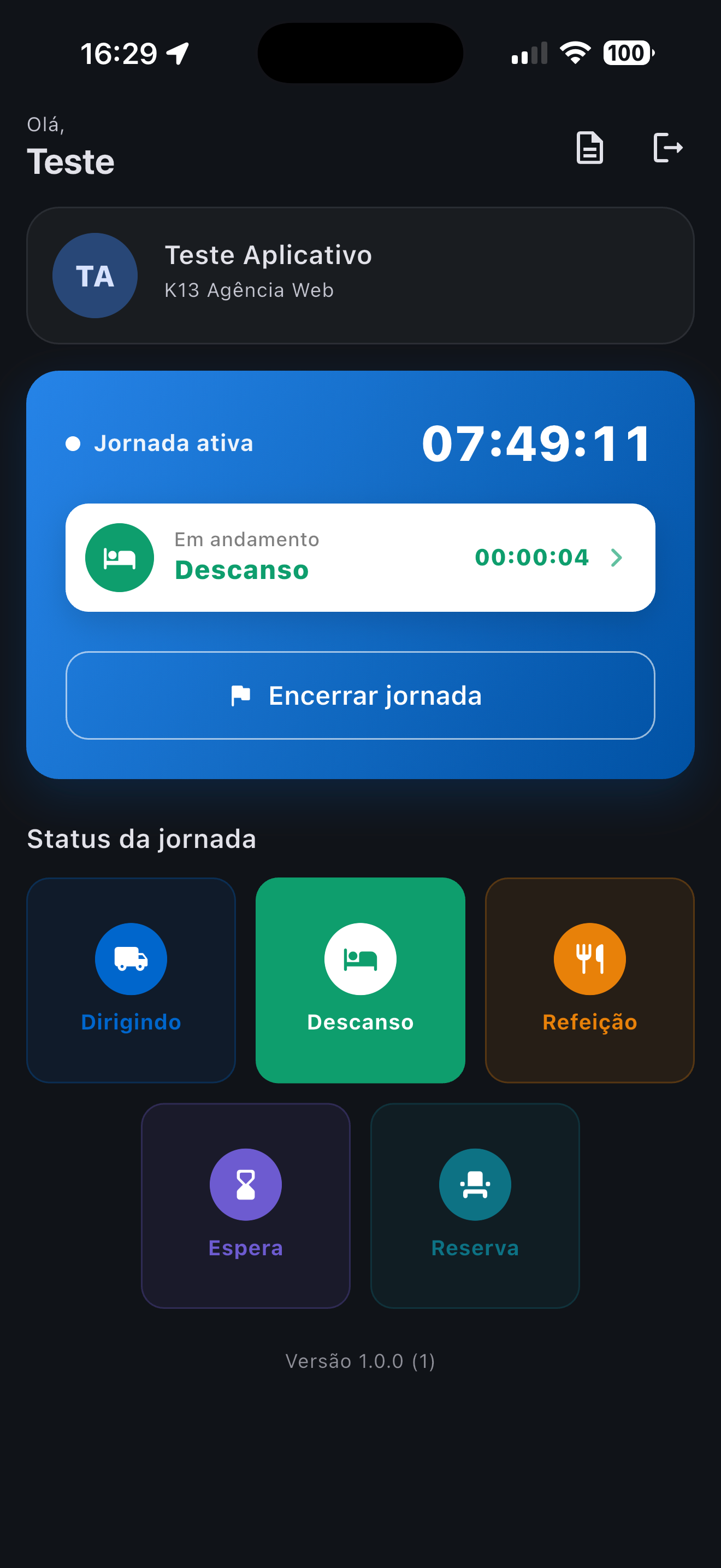Controle de Jornada Motoristas screenshot 4