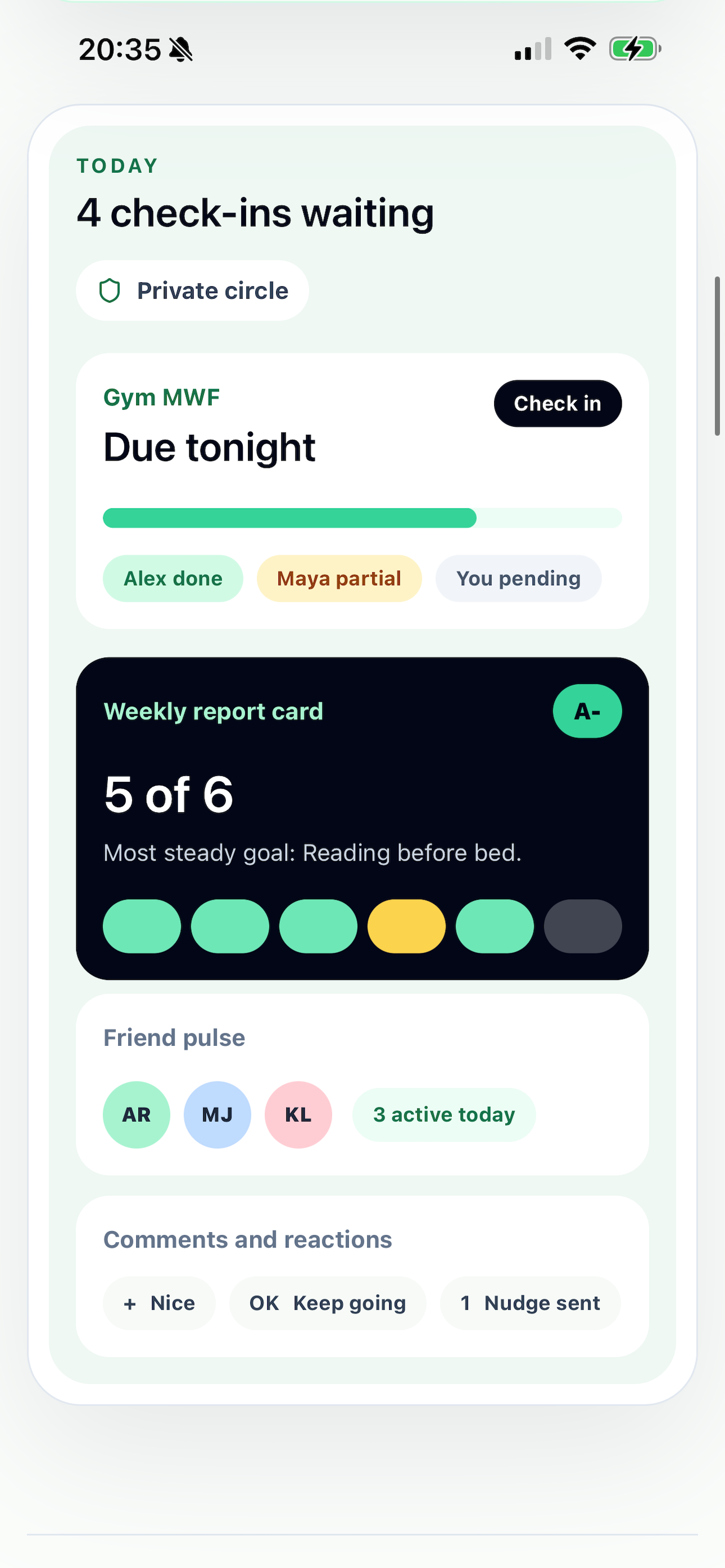 OurGoal - Goals With Friends screenshot 3