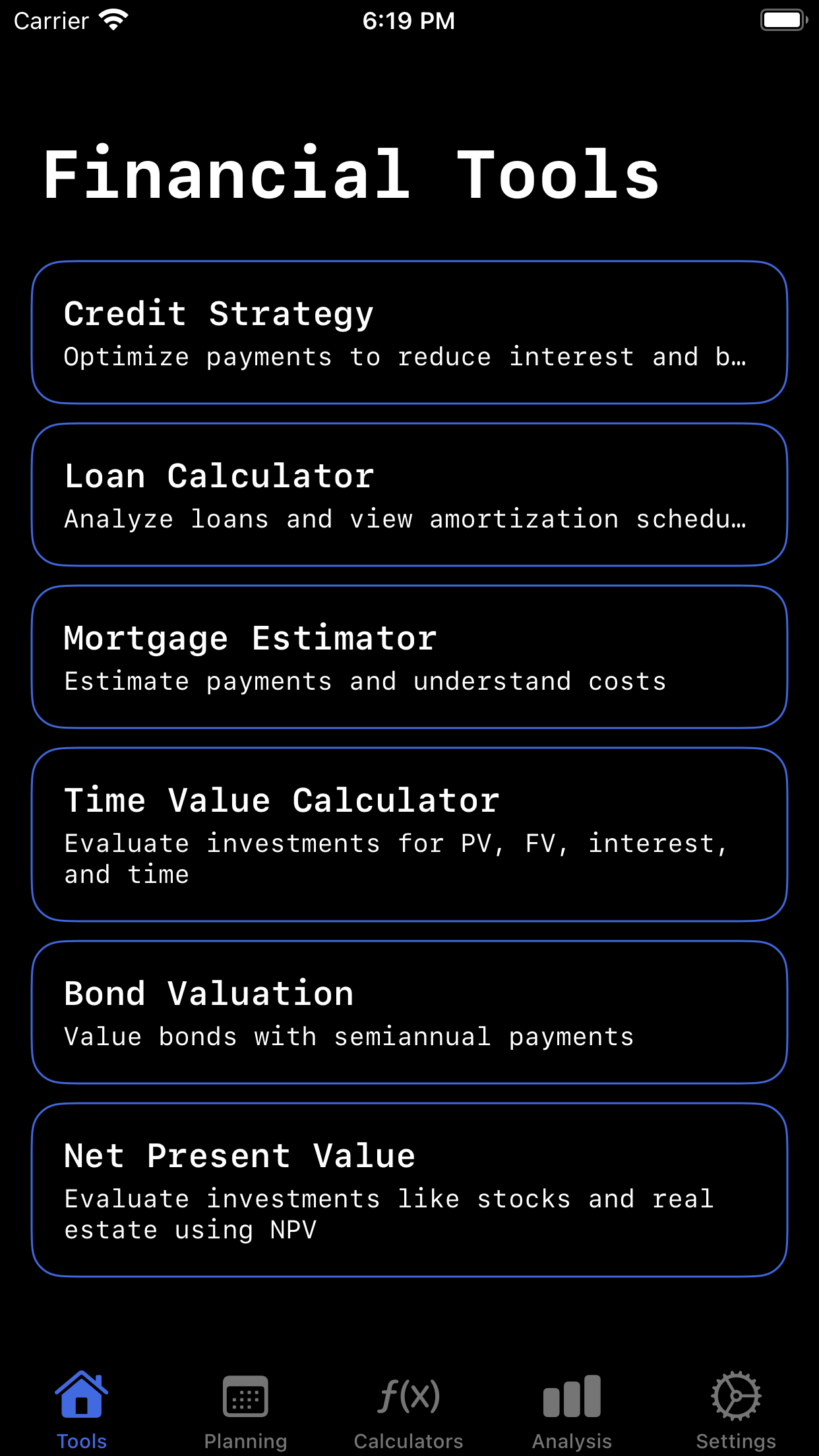 Try Finance