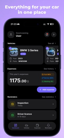 Aufix: Car Expense Tracker Screenshot 1 of 5