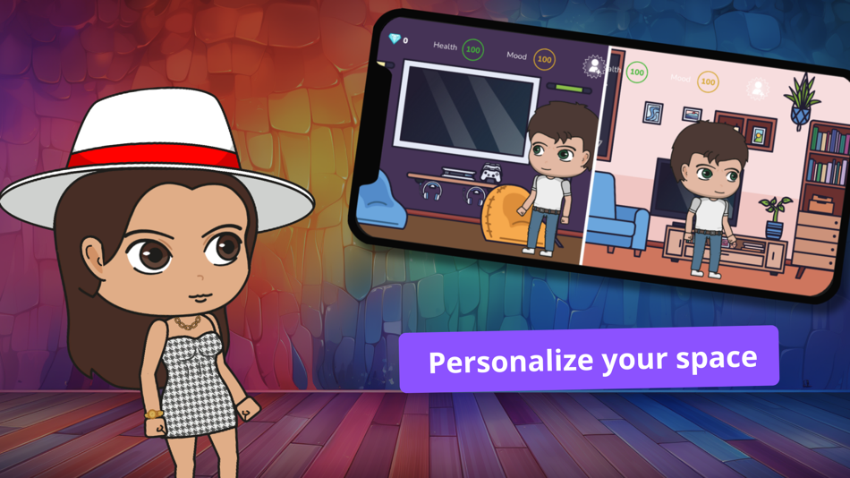 #5. Minimy: Life Simulator Game (iOS) 由: Olena Kisylychka