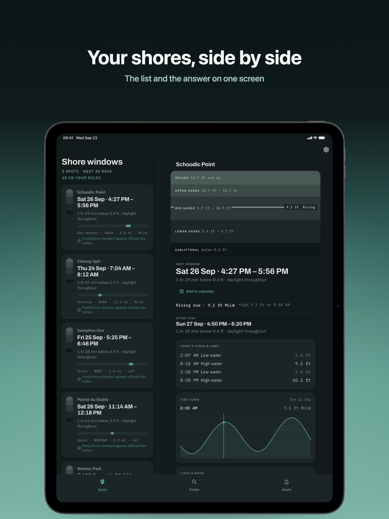 Screenshot 9 of Low Tide Times: ShoreWindow