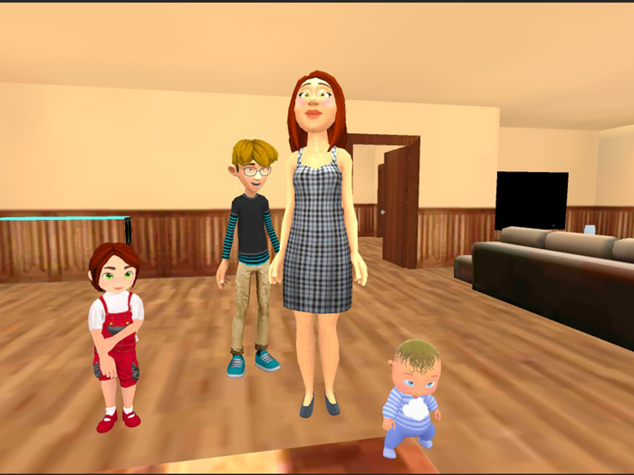 Virtual Mom Happy Family Games