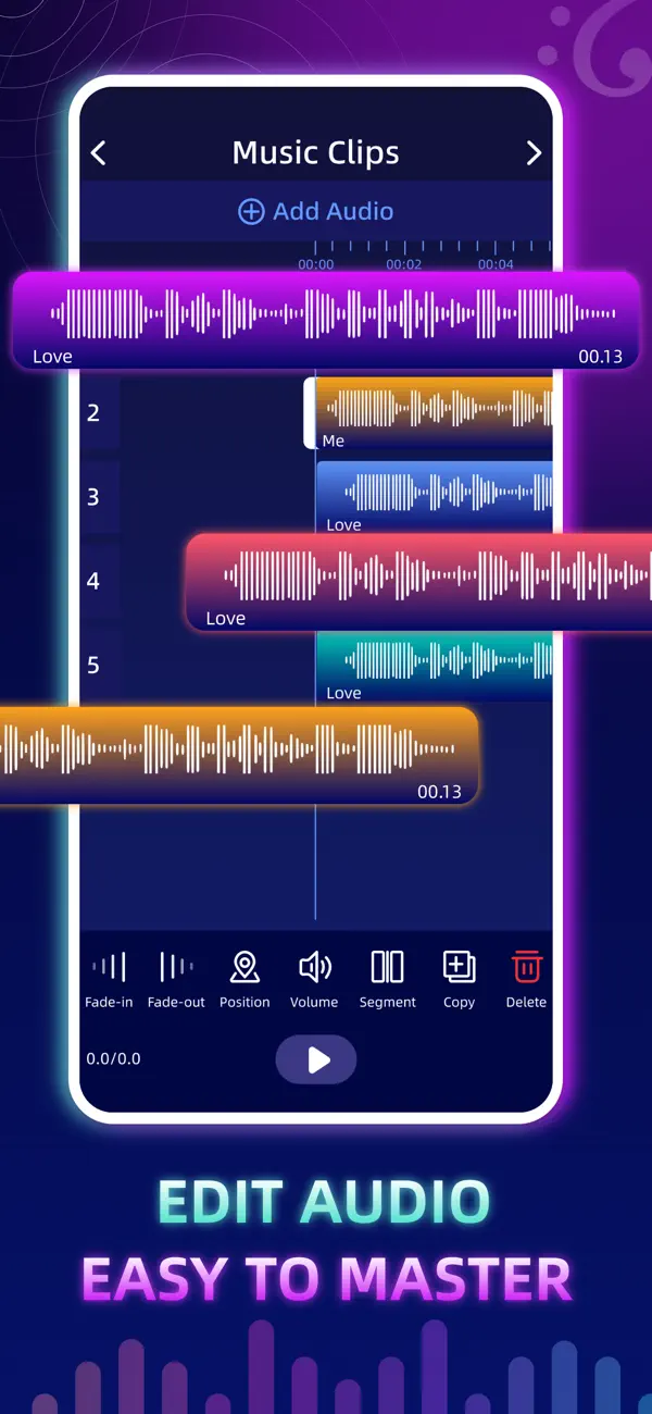Screenshot #2 pour Audio Editor - RingTone Maker