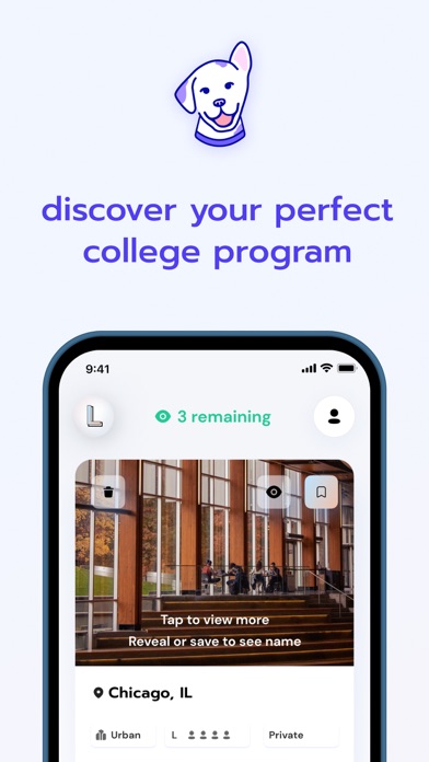 Loper - College Search Screenshot