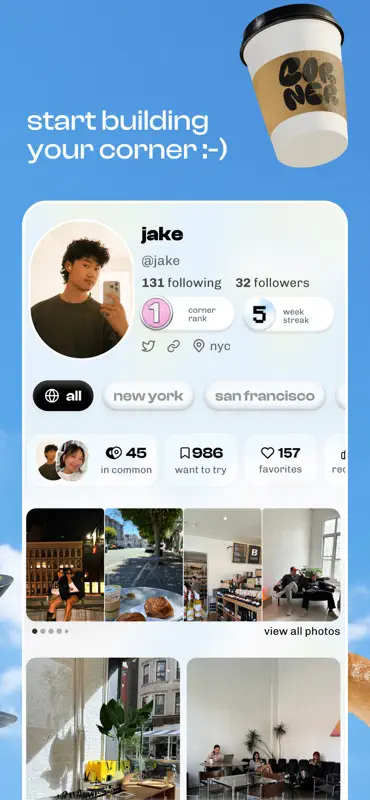 corner: curate & share places screenshot 9 of 9