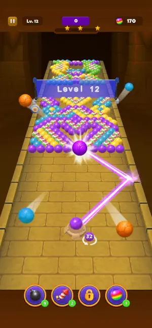 3D Bubble Puzzle: Match & Pop screenshot 1
