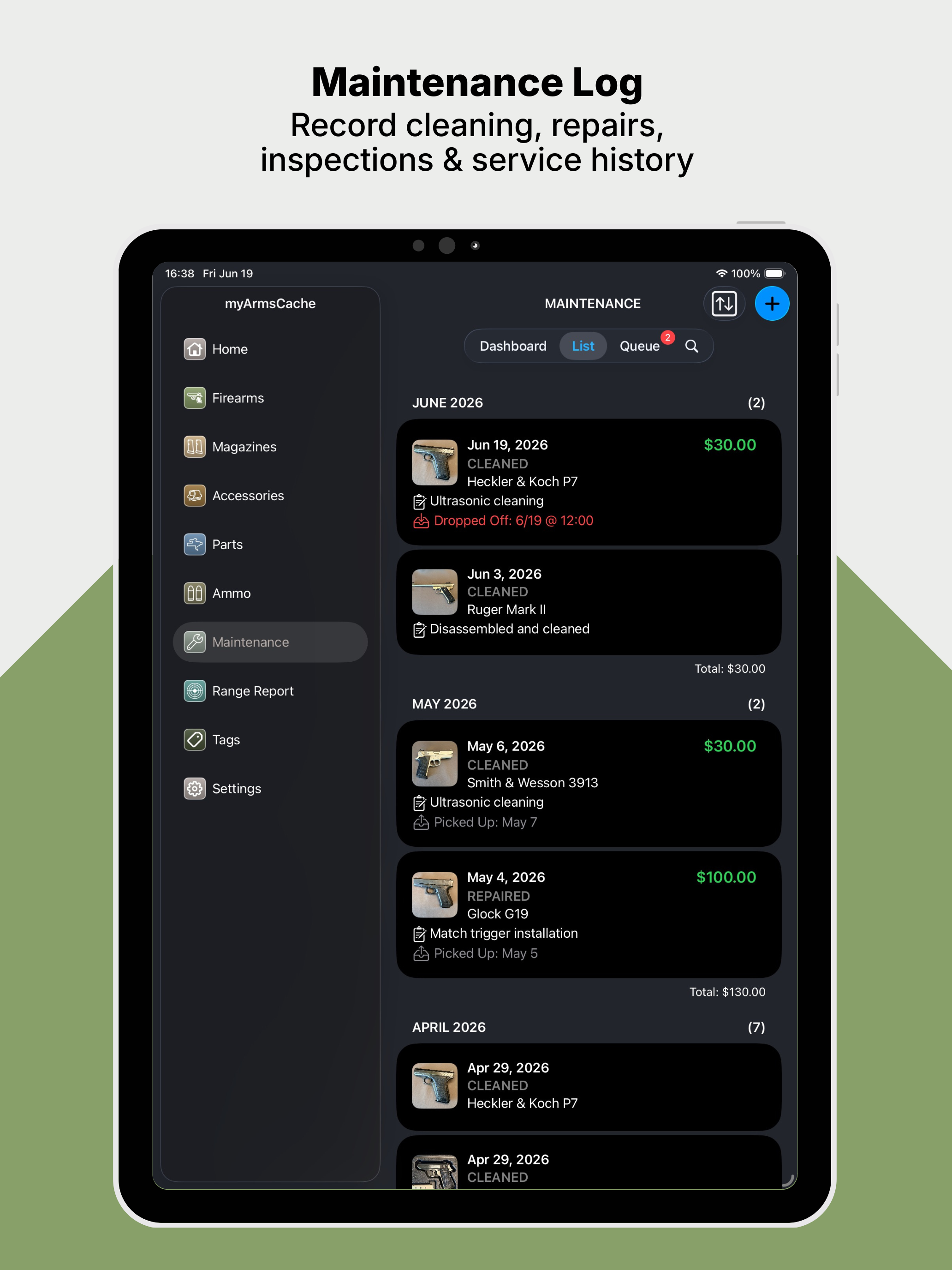 myArmsCache screenshot 17