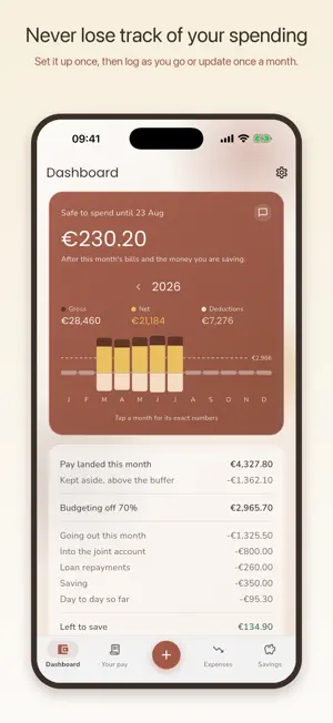 Paykeep: Budget by Paycheck screenshot 1