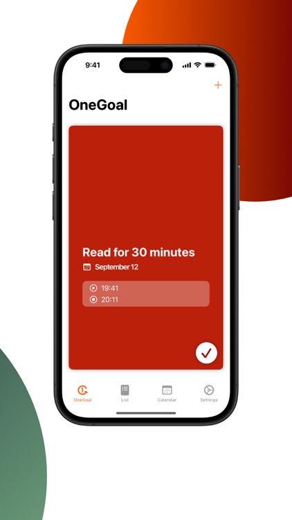 OneGoal: Daily Goal Manager
