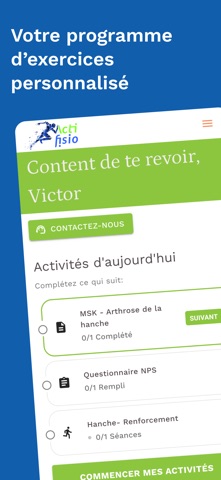 ActiFisio screenshot