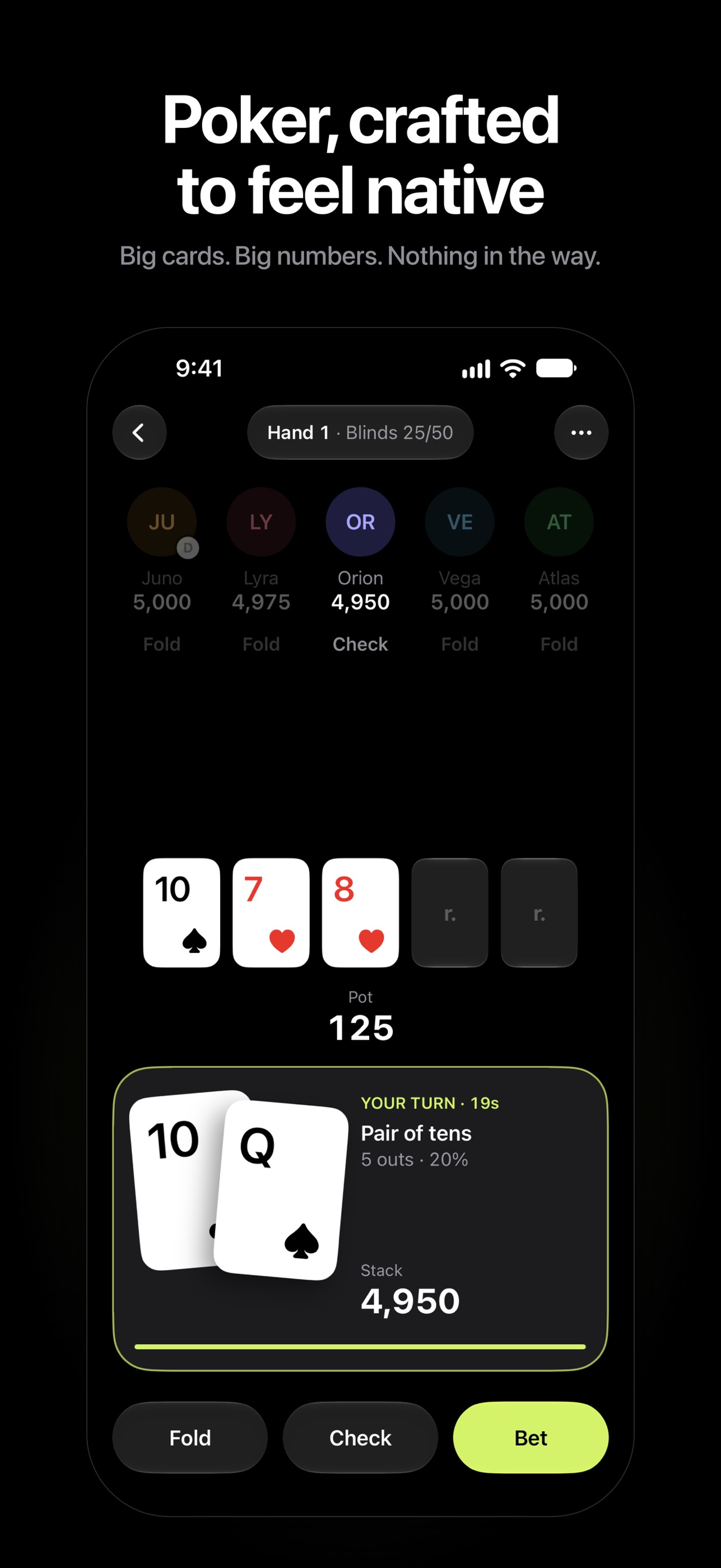 Screenshot 1 of River - Texas Hold'em