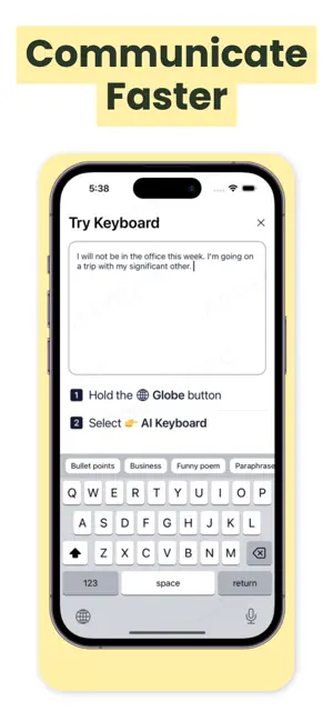 AI Keyboard Assistant Ro screenshot 4
