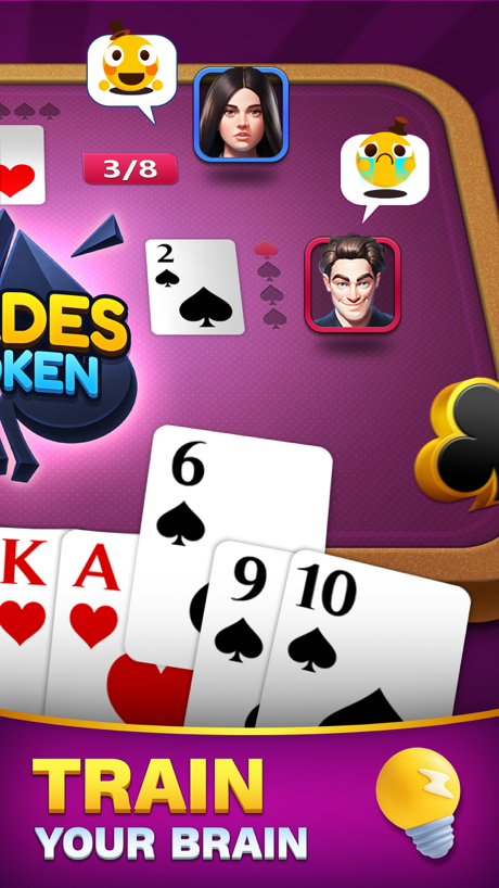 Spades - Classic Card Games 的 App Store 截图 3