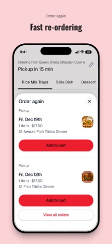 Queen Sheba Ethiopian Cuisine iPhone screenshot
