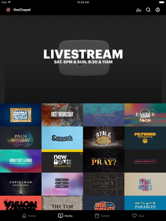 theChapel App iPad screenshot 2 - Lifestyle app