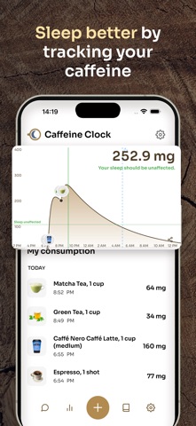 Caffeine Clock: Track Caffeine Screenshot 3 of 7