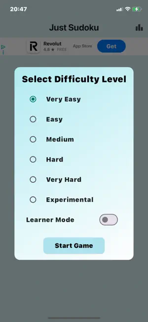 Just Plain Sudoku screenshot 1