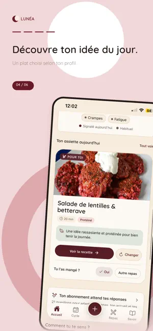 Lunéa : Cycle & Nutrition screenshot 4