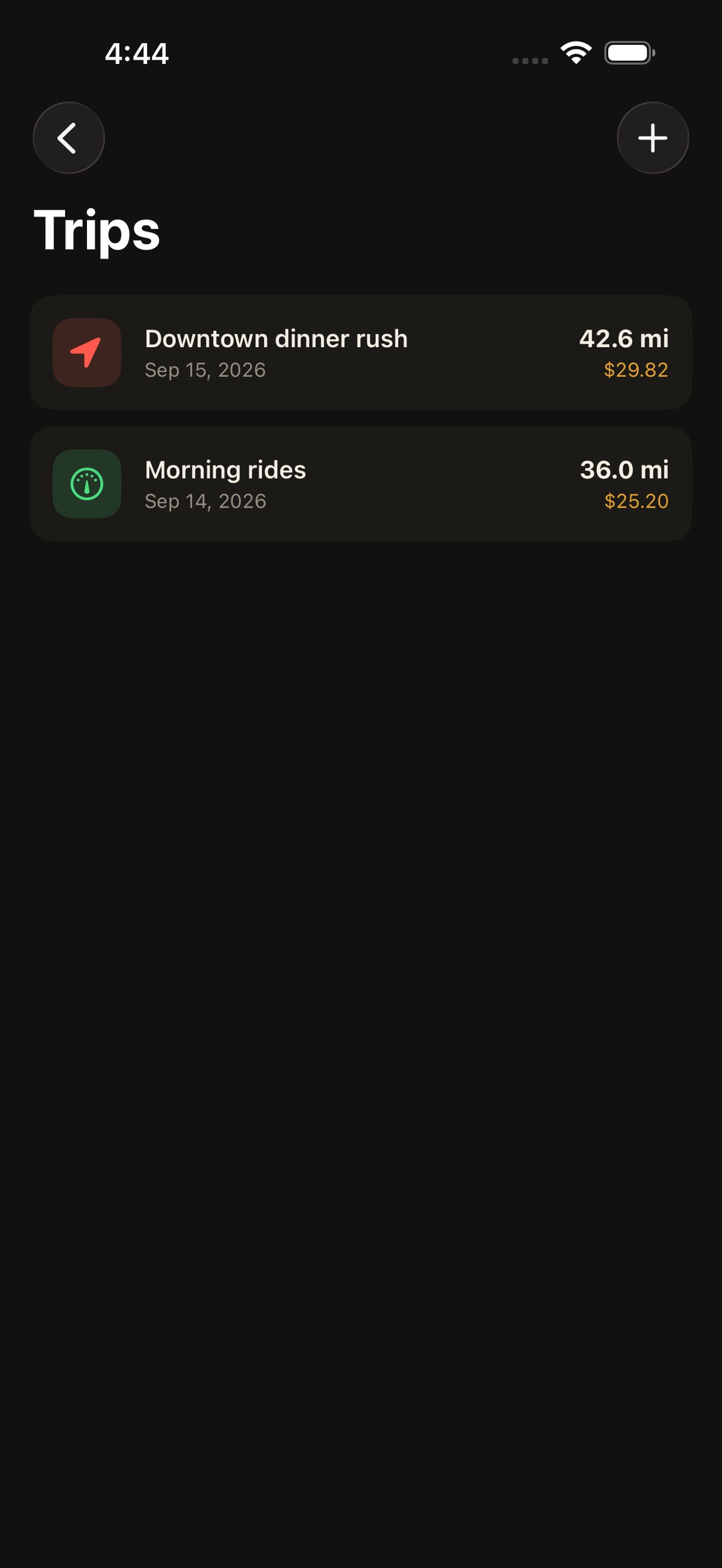 Screenshot 3 of GigMile: Mileage & Gig Income