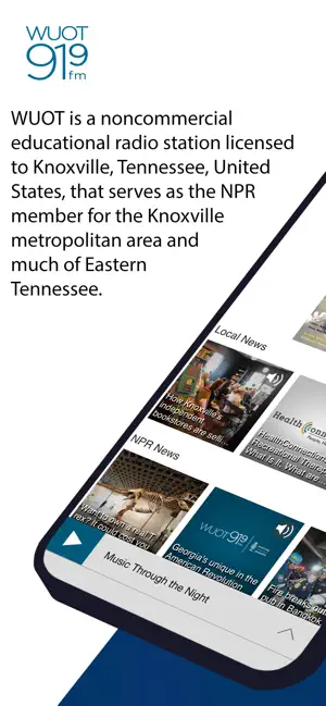 WUOT Public Radio App screenshot 1