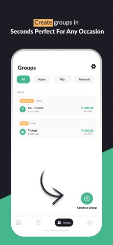Split Expense Tracker screenshot