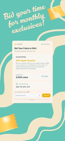 Coincious: Screen Free Rewards screenshot