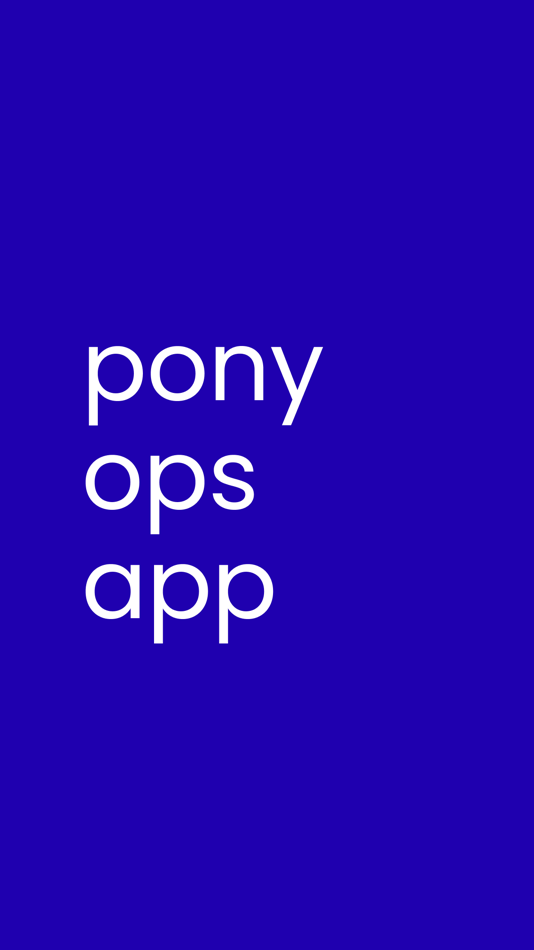 #1. Pony Operations (iOS) 来自: Pony Bikes